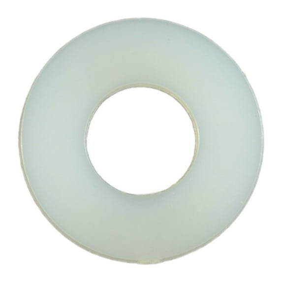 #8 x 11/64" x 3/8" x 1/16" Nylon Plastic Flat Washers