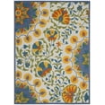 thumbnail image 1 of 7â€™ x 10' Multi Medallion Indoor Outdoor Area Rug, 1 of 6