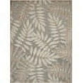thumbnail image 1 of 8â€™ x 11â€™ Natural Leaves Indoor Outdoor Area Rug, 1 of 10