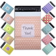 thumbnail image 1 of 8 x 11 Poly Mailers Designer Quality 2.4Mil Thickness Shipping Plastic Envelopes Mailing Bags Self Adhesive Printed, 1 of 6