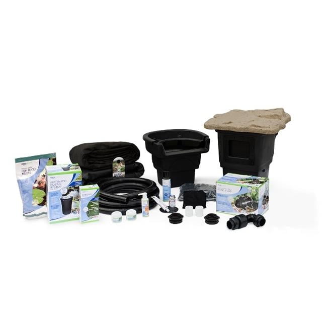 8 x 11 Black PVC Pond Kit with 3000 Pump