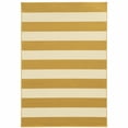thumbnail image 1 of 8 x 11 ft. Gold Geometric Stain Resistant Indoor & Outdoor Rectangle Area Rug, 1 of 1