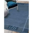 thumbnail image 1 of 8 x 11 ft. Hand Knotted Tibbati Wool Contemporary Rectangle Area Rug, Blue, 1 of 1