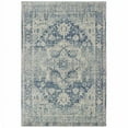 thumbnail image 1 of 8 x 11 ft. Ivory & Blue Oriental Area Rug, 1 of 1