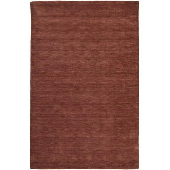 8 x 11 ft. Orange & Red Wool Hand Woven Stain Resistant Rectangle Area Rug - Orange and Red - 8 x 11 ft.