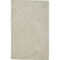 thumbnail image 1 of 8 x 11 ft. Tan & Ivory Wool Geometric Hand Tufted Handmade Stain Resistant Rectangle Area Rug - Tan and Ivory - 8 x 11 ft., 1 of 1