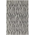 thumbnail image 1 of 8 x 11 ft. Taupe Black & Gray Wool Abstract Hand Tufted Handmade Stain Resistant Rectangle Area Rug, 1 of 1