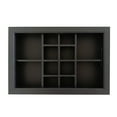 thumbnail image 1 of 8" x 12" Black Collection Display Box by Studio Décor - 12 Compartments - Front Loading and Hanging Hardware Attached - 1 Pack, 1 of 4