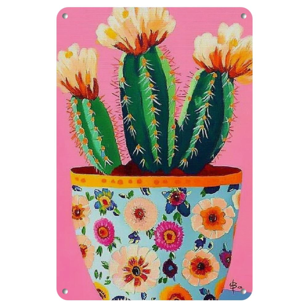 8" x 12" Tin Sign Metal Signs Wall Decor with Retro and Vintage Iron ...