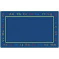 thumbnail image 1 of 8 x 12 ft. Rectangle Chalk & Play Literacy Rug, 1 of 1