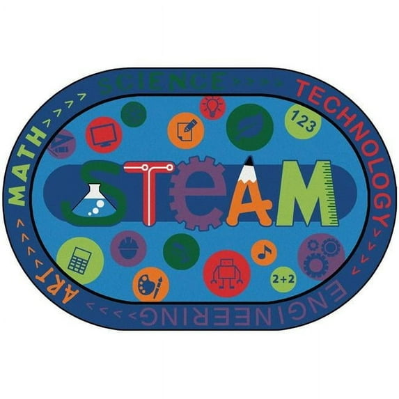 8 x 12 ft. Rectangle Kids Value Plus Steam Rug