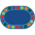 thumbnail image 1 of 8 x 12 ft. Seating Circles Circletime Rug, Oval, 1 of 1