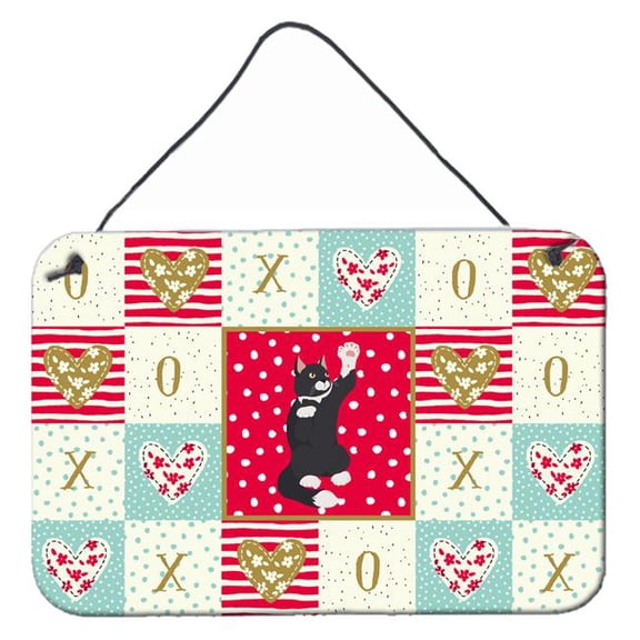 8 x 12 in. American Polydactyl Cat Love Wall or Door Hanging Prints