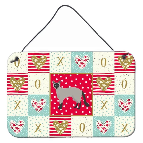 8 x 12 in. Balinese No.1 Cat Love Wall or Door Hanging Prints