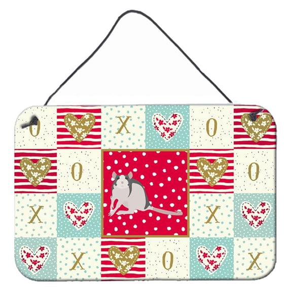 8 x 12 in. Husky Rat Love Wall or Door Hanging Prints