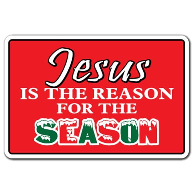 Red and Green Metal Outdoor Christmas Sign, 8" x 12"