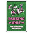 thumbnail image 1 of 8 x 12 in. Lady Golfers Decal, 1 of 1