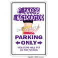 thumbnail image 1 of 8 x 12 in. Novelty Sticker - Fitness Instructor, 1 of 1
