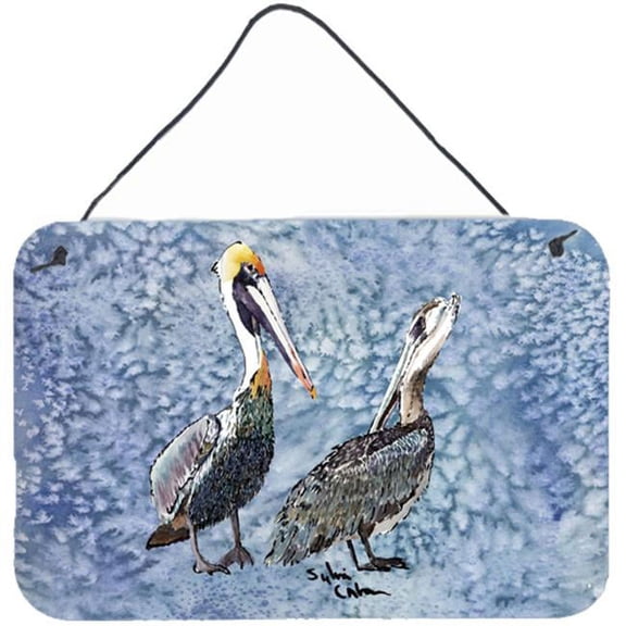 8 x 12 in. Pelican Indoor Or Aluminium Metal Wall Or Door Hanging Prints