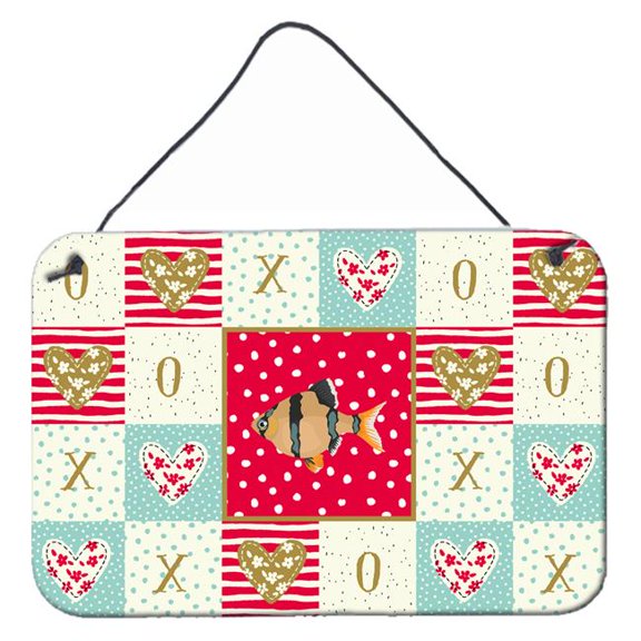 8 x 12 in. Tiger Barb Love Wall or Door Hanging Prints