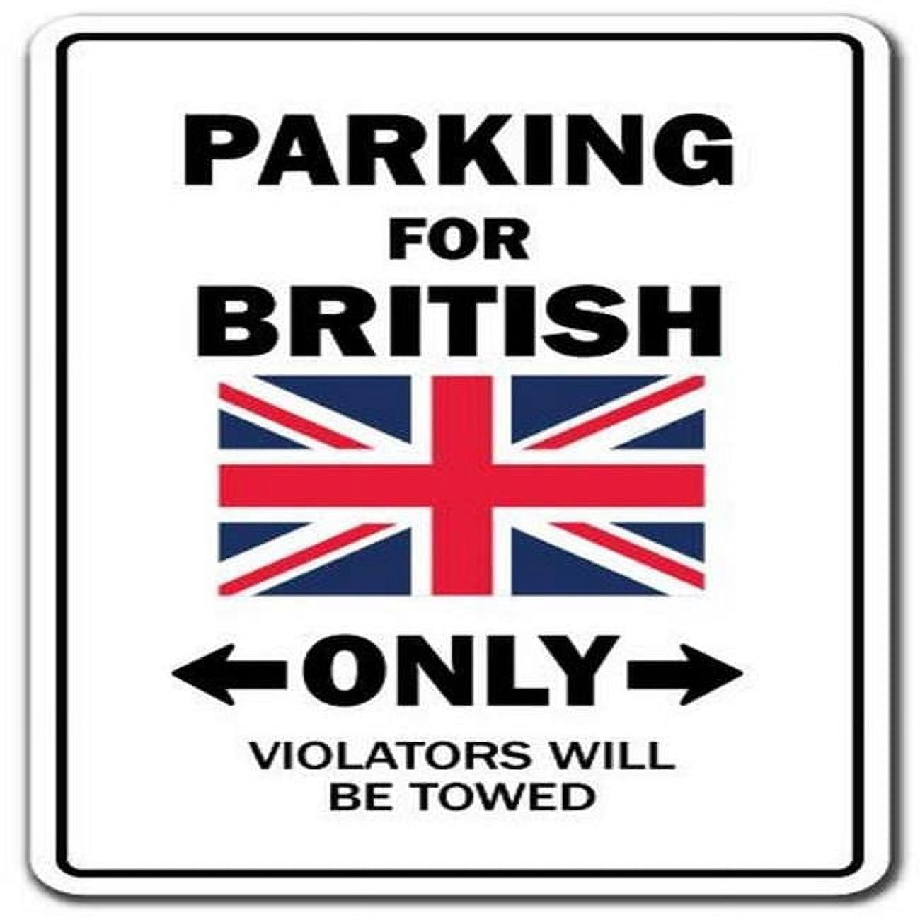 8 x 12 in. United Kingdom Flag National Pride Love Decal - Parking for ...