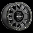 thumbnail image 1 of 8 x 18 in. NV 18 x 9 in. 18 mm Offset 5.75 in. Backspace HD Wheel - Matte Black, 1 of 1