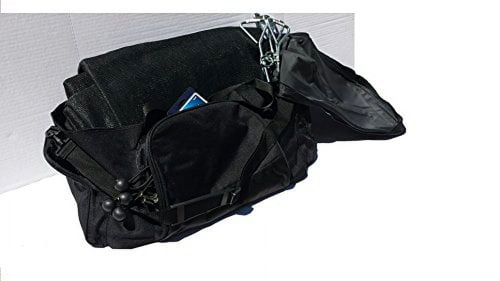 8' x 19' RV Awning Shade (Black) Complete Kit with Carry Bag Canopy Shelter Screen Panel and Awning Maintenance Manual Motor Home Trailer Awning Shade