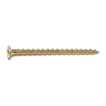 #8 x 2-1/2" Zinc Plated Steel Coarse Thread Phillips Bugle Head All Purpose Screws MMSBS-058