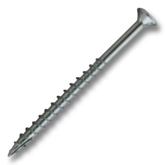#8 x 2-1/2 in. Zinc Flat Head Combo Drive Coarse thread Double Auger Point Self Counter Sinking Screw 1000 Per box
