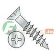 thumbnail image 1 of #8 x 2 1/4" Deep Thread Wood Screws / Phillips / Flat Head / Steel / Zinc/ With Nibs / With Nibs / 2/3 Thread (Quantity: 3,500 pcs), 1 of 1