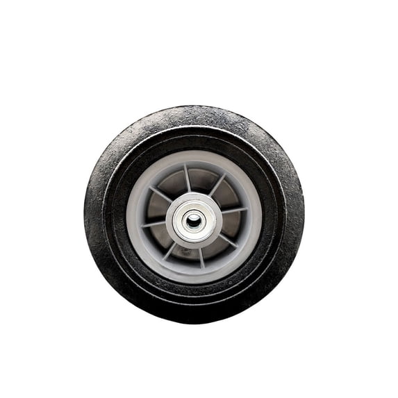 8" x 2.5" Flat Free Hand Truck Dolly Wheel Only w/2.25" Offset Hub&Ball Bearings
