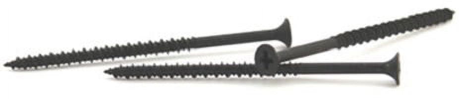 #8 x 2" Hi-Low Drywall Screws / Phillips / Bugle Head / Steel / Black Phos - 3000 Piece Carton