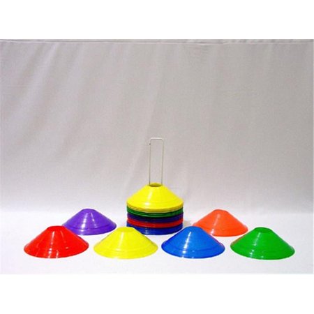 8 x 2 Inch Half Cones - 36 Pieces of 6 Colors