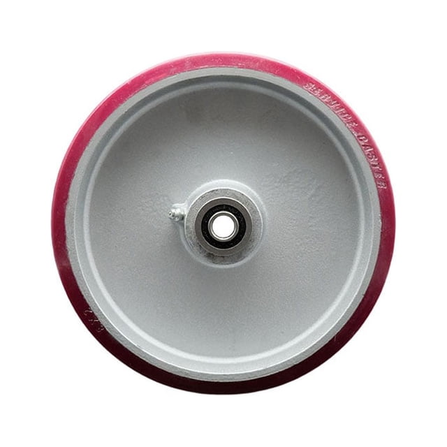 Service Caster Solid Polyurethane Wheel - 4x2 Inch, 1/2" Bore, 700 Lb Capacity, Ball Bearing