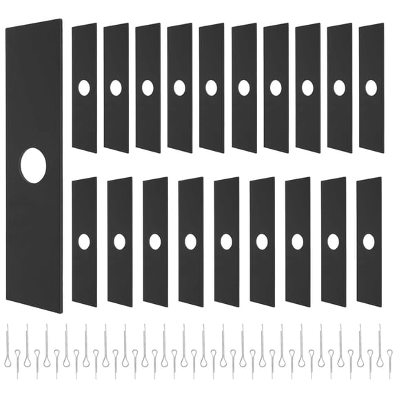 8 x 2" Universal Edger Blades (1" Center Hole) Compatible with Echo, S tihl, Troy-Bilt, Craftsman, Maruyama Lawn Edger, Replace 613223 237001 720-237-001 4133-713-4101 216062, 20 Pack
