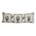 thumbnail image 1 of Herb And Leaf Needlepoint Accent Throw Pillow, 1 of 4