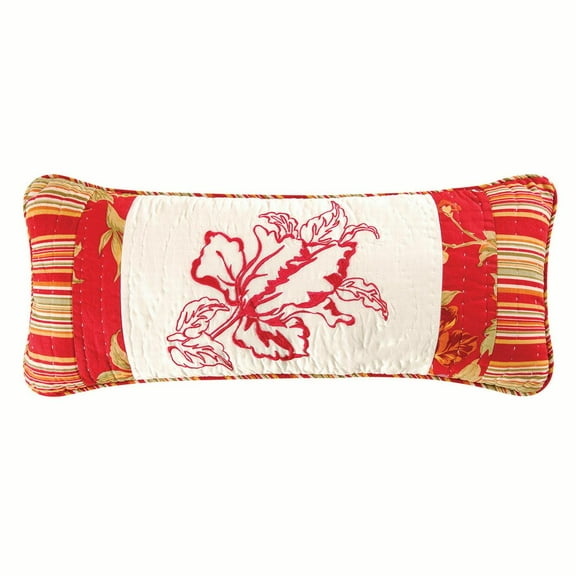 8" x 20" Rossa Embroidered Accent Pillow