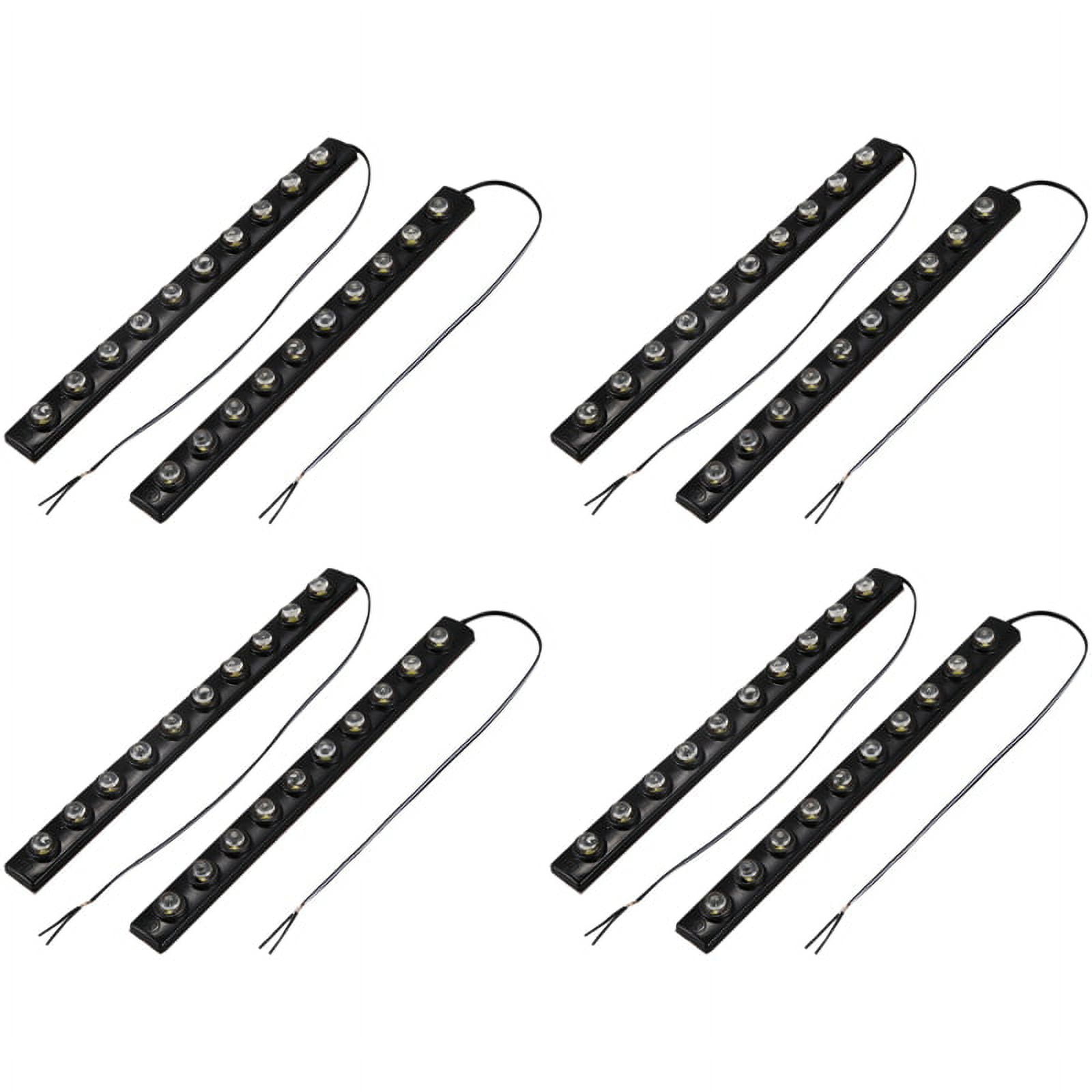 8 x 20W Daytime Running Lights Auto DRL LED Driving Lights 10 COB LED