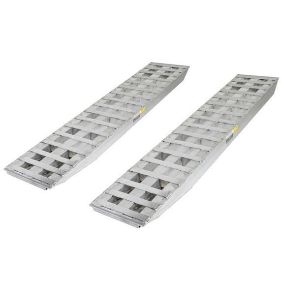 8' x 20in Step Deck Trailer Ramps 23,500 lb Double Pin-On Ends