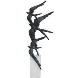 7 x 10 White Polystone Coral Sculpture, by DecMode 