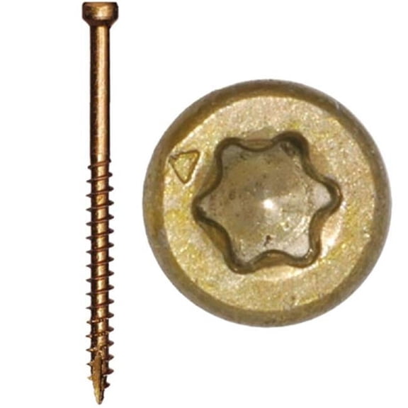 8 x 212 in. Star Drive Finish with Trim Head - 605 Per Pack