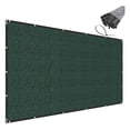 thumbnail image 1 of 8' x 22' Green Privacy Fence Screen Heavy Duty Windscreen Mesh Fencing Shade Fabric with Brass Grommets for Outdoor Fence Garden Patio Swimming Pool, 1 of 7