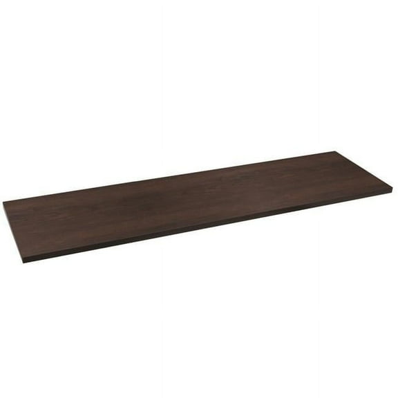 8 x 24 in. Espresso Shelf Board