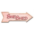 thumbnail image 1 of 8 x 24 in. Indoor & Outdoor Decor Direction Sticker Vinyl Wall Decals - She Shed - 24 in., 1 of 1