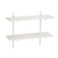 thumbnail image 1 of 8 x 24 in. Wallscapes White 2 Shelf Kit, 1 of 1