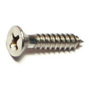 #8 x 3/4 18-8 Stainless Steel Phillips Flat Head Sheet Metal Screws