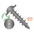 thumbnail image 1 of #8 x 3/4" Deep Thread Wood Screws / Square / Round Washer Head / Steel / Black Oxide / Type 17 Point Pt / Type 17 Point Point / Full Thread (Quantity: 6,000 pcs), 1 of 1