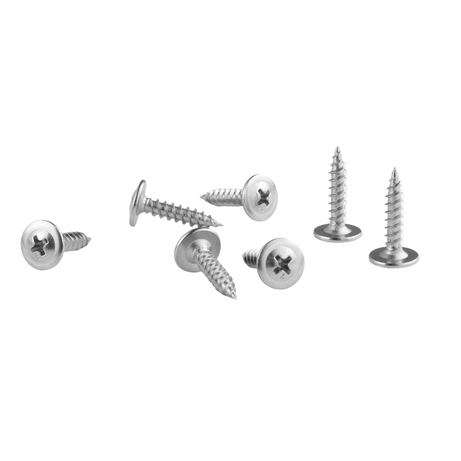 #8 x 3/4 inch self-drilling screws 300 pcs/box, stainless steel gypsum board wood screws, high hardness wall anchor set, with cross drill bit, household hardware tight