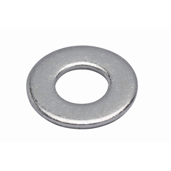 Bolt Dropper #8 x 3/8" Stainless Steel Flat Washers - Small Metal Washers for Bolts - Plain Finish, Rust-Resistant, Precisely Machined Hardware for Reliable Connection - Pack of 100