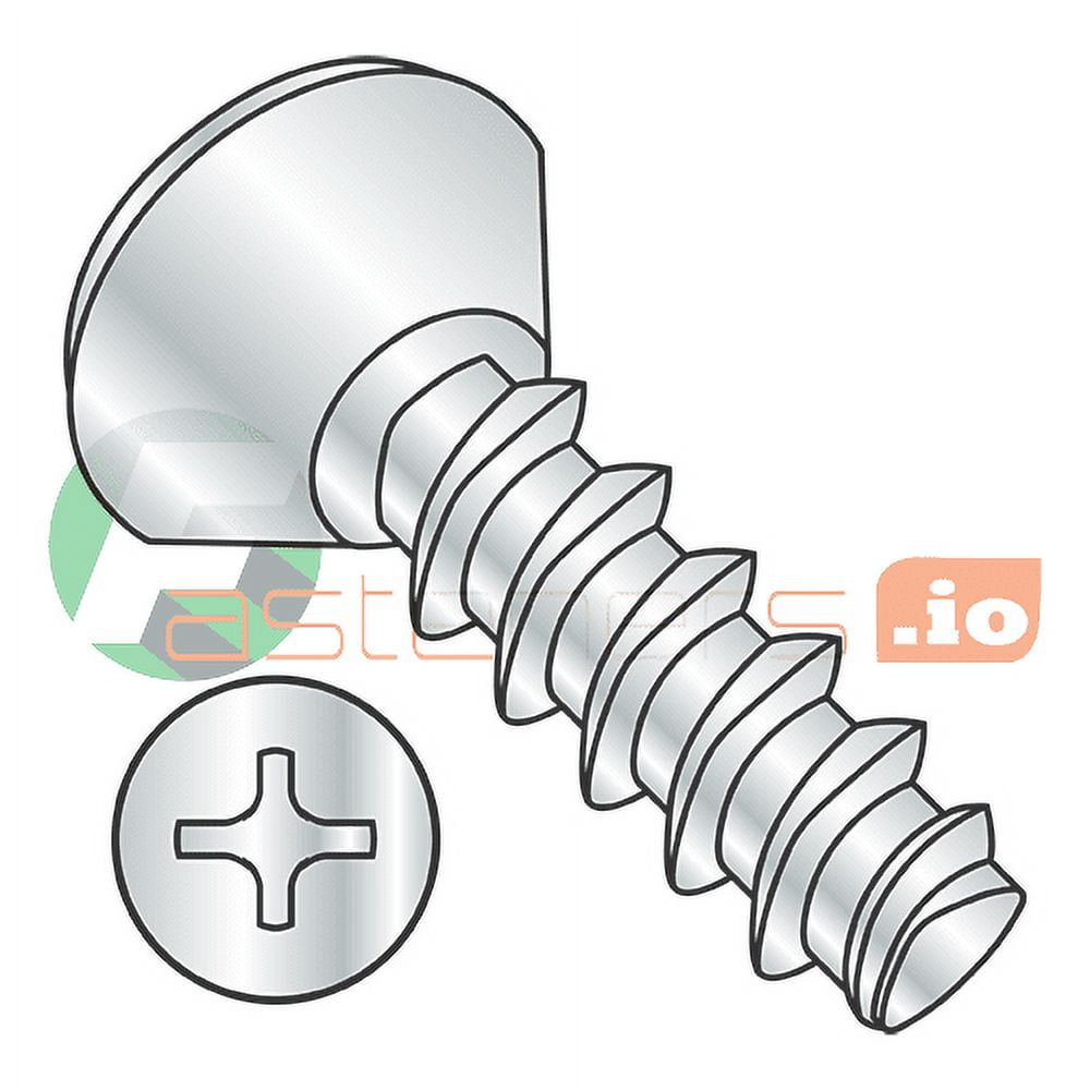 8 x 3/8" Thread Forming Screws 482 Trilobe / Phillips / Oval Undercut
